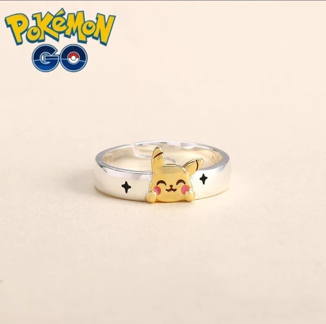 Anillo pikachu con estrellas